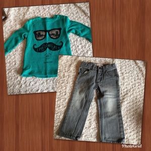 EPIC THREADS LS Thermal Top with Gray Jeans 🐌